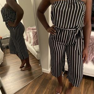 Striped Jumpsuit